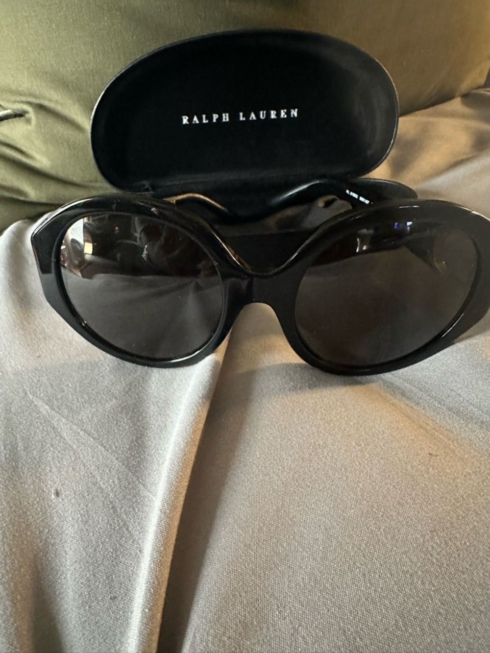 RL Black and Gold Sunglasses